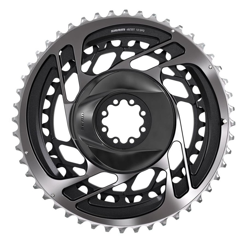 Red AXS 2x Chainring Teeth: 33/46 Speed: 12 BCD: Direct Mount Pair Aluminum Grey