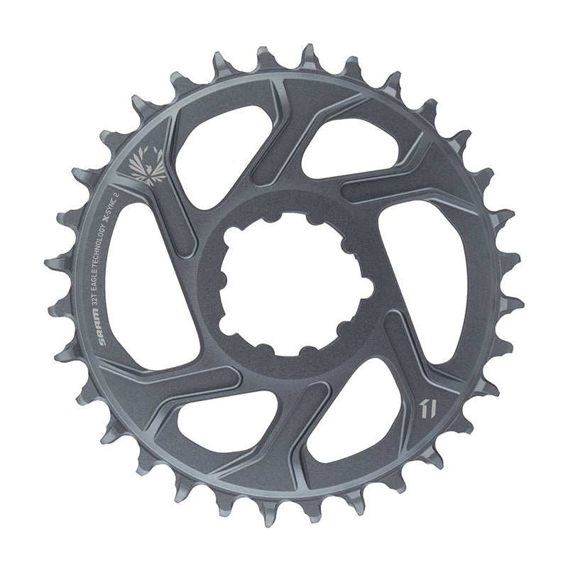 X-Sync 2 Eagle Direct Mount Chainring – 32 Tooth 3mm Boost Offset 12-Speed Polar Grey