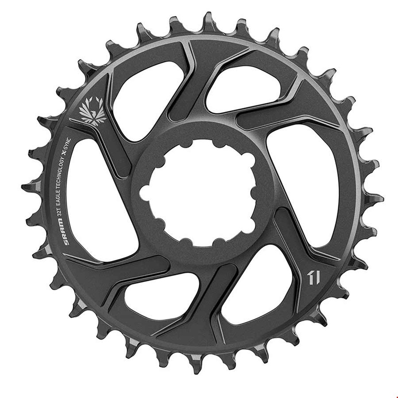 X-SYNC 2 SL XX1 Eagle Lunar Grey 6mm Chainring Teeth: 36 Speed: 12 BCD: Direct Mount Single Alloy Grey