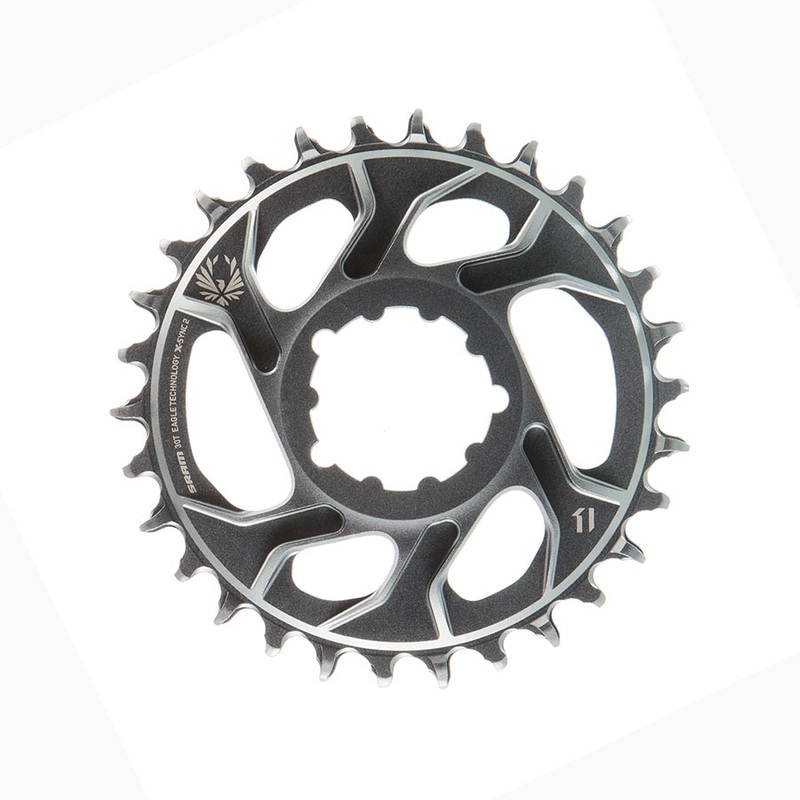 X-SYNC 2 X01 Eagle Polar Grey Chainring Teeth: 30 Speed: 12 BCD: Direct Mount Single Alloy Offset 6mm Grey