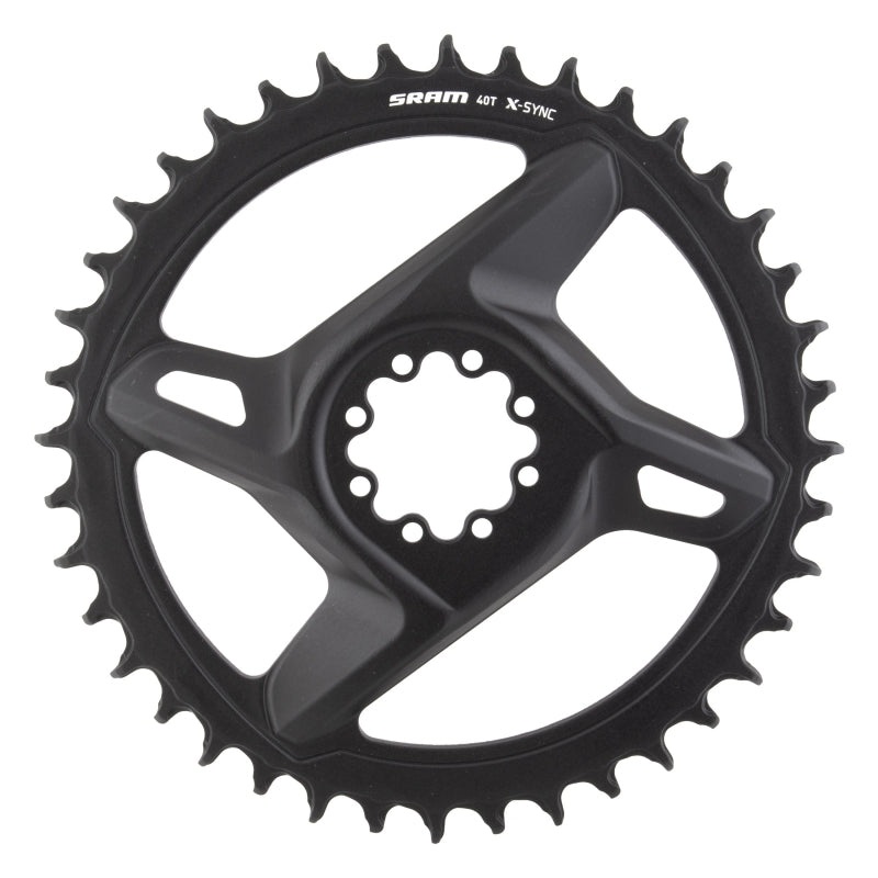 X-Sync Road Direct Mount Chainring Rival – 40t 12-Speed 8-Bolt Direct Mount BLK