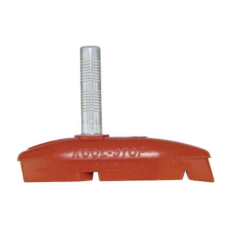 Thinline Cantilever Brake Pads Non-threaded posts Salmon Red Pair