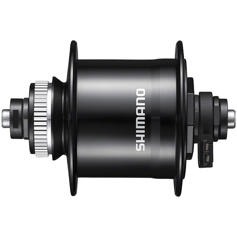 Metrea DH-UR700-3D Dynamo Front Hub – QR x 100mm Center-Lock BLK 36h