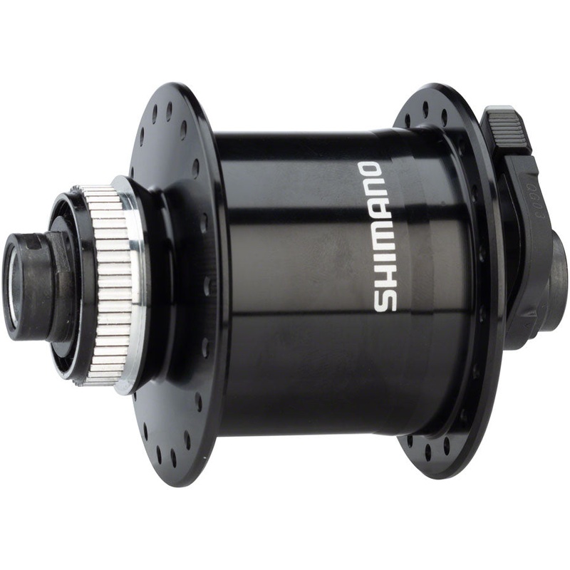 Metrea Dynamo Front Hub – 12 x 100mm Center-Lock Black 32h
