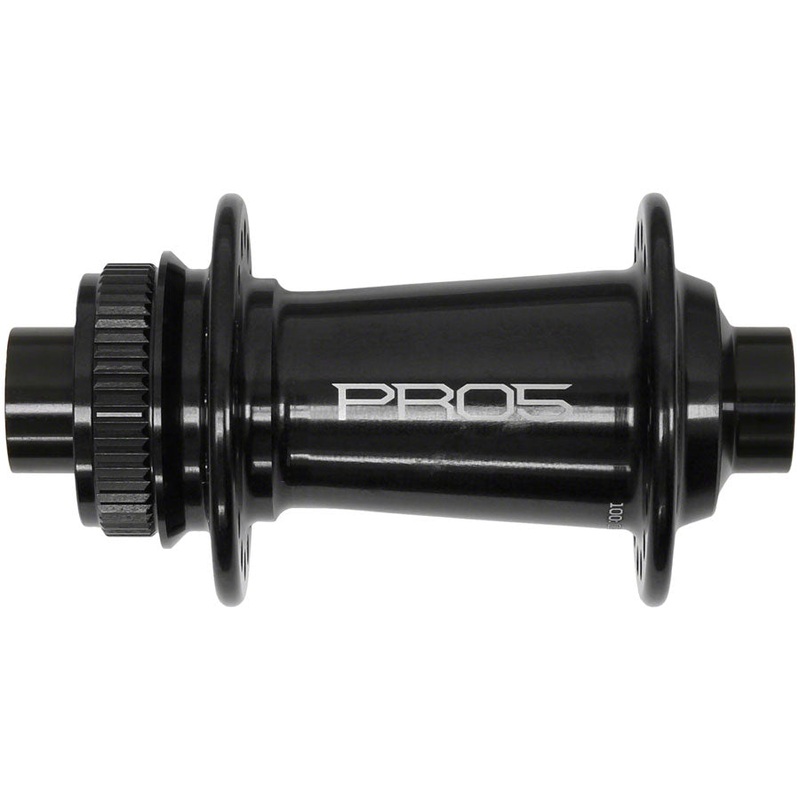 Pro 5 Front Hub – 12 x 100mm Center-Lock Black 24H