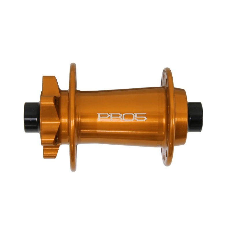 Pro 5 Front Hub – 15 x 110mm 6-Bolt Orange 28H
