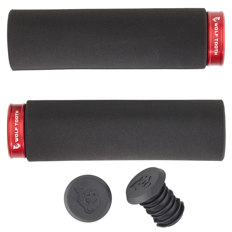 Fat Paw Lock-on Grips – Black/Red