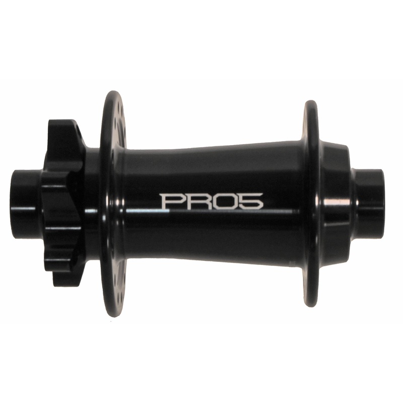 Pro 5 Front Hub – 15 x 110mm 6-Bolt Black 28H