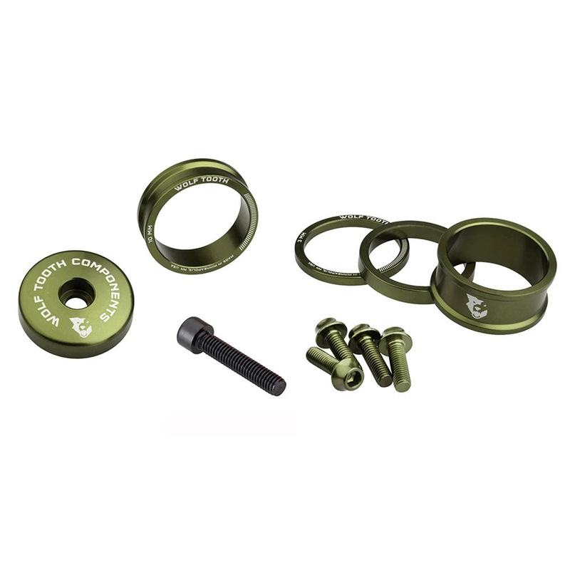BlingKit: Headset Spacer Kit 3 510 15mm Olive