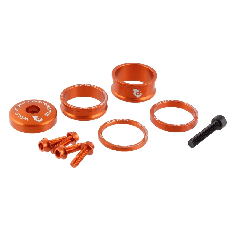 BlingKit: Headset Spacer Kit 3 510 15mm Orange