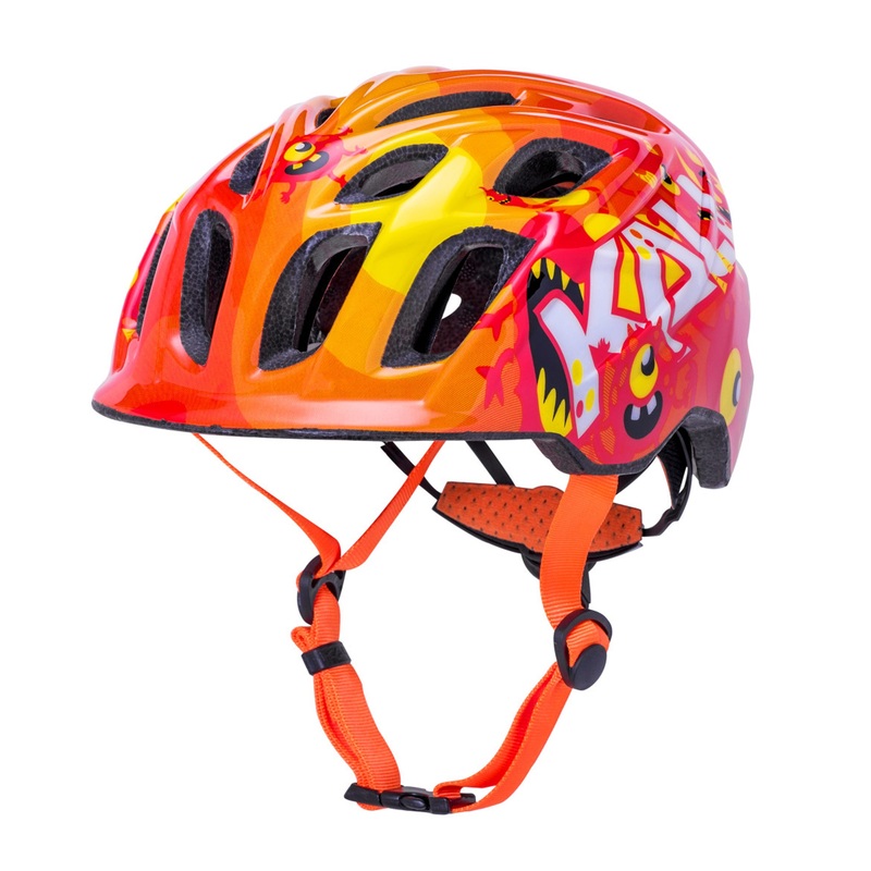 Chakra Child Helmet Small Monsters Orange
