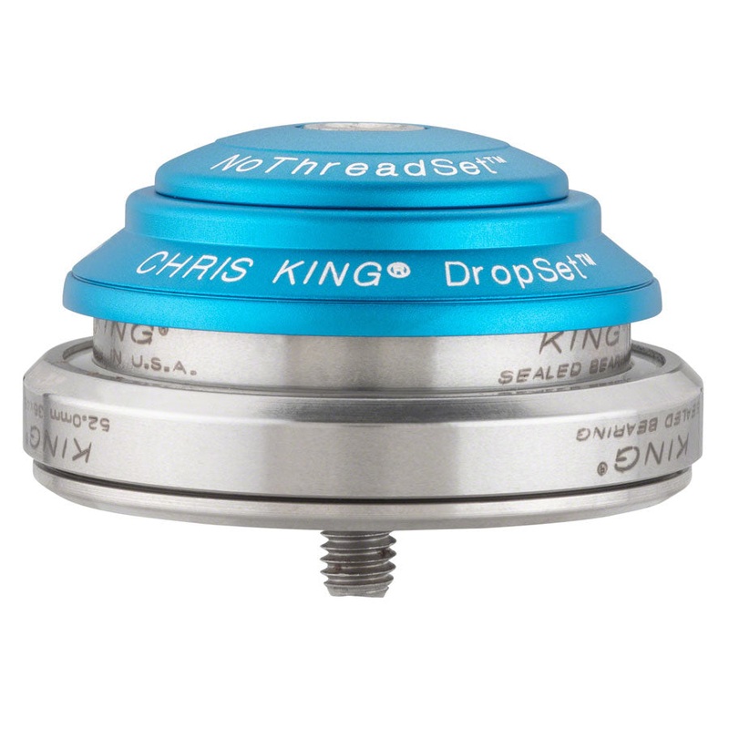 DropSet 3 Headset – 1-1/8 – 1.5″ 41/52mm 36 Deg Matte Turquoise