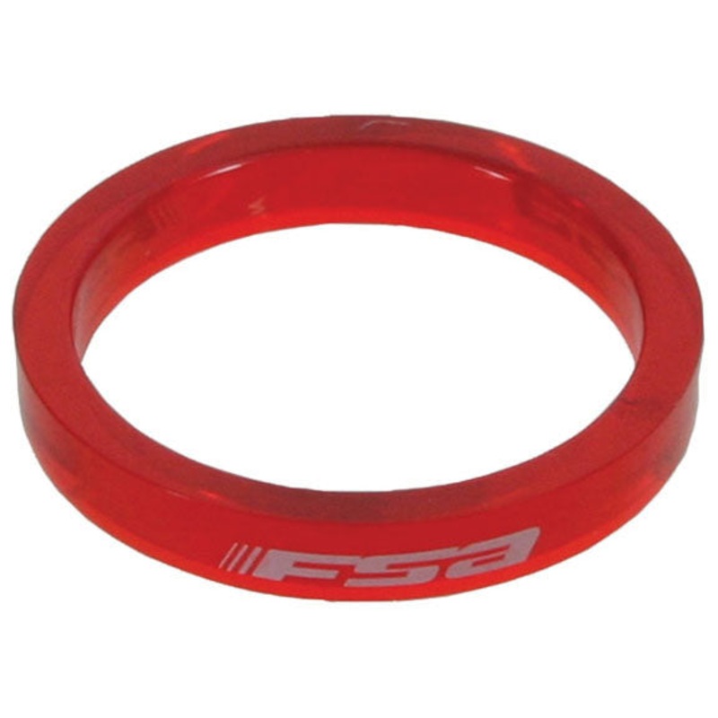 PolyCarb Headset Spacer 1-1/8″x5mm Red 10/C