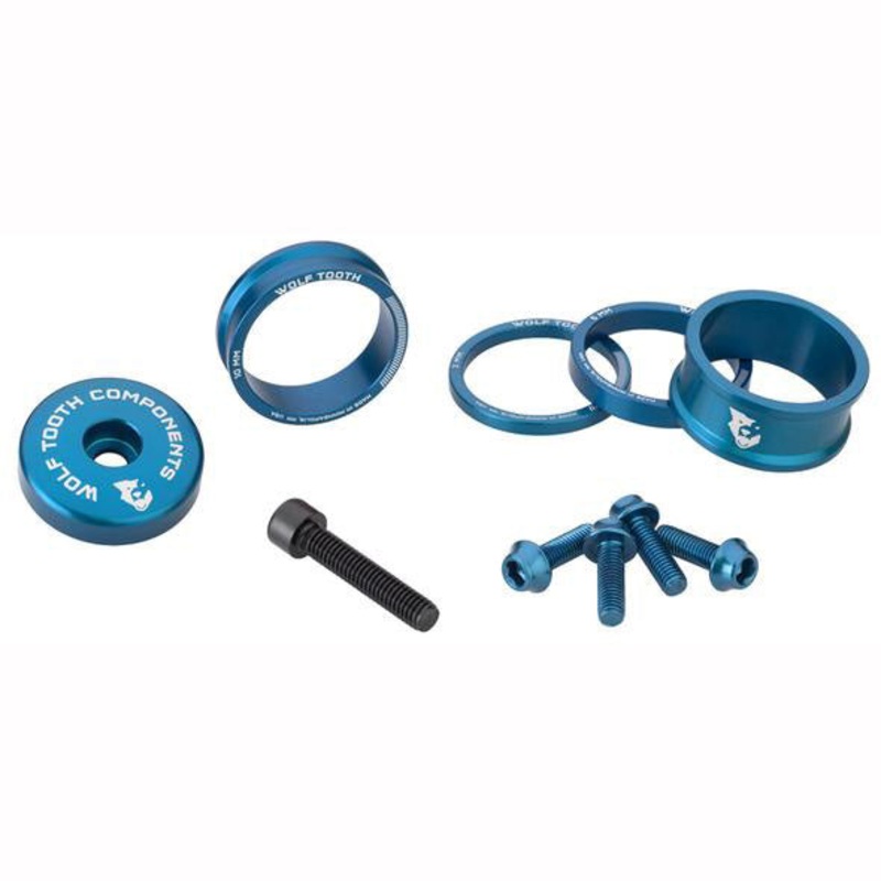 BlingKit: Headset Spacer Kit 3 510 15mm Blue