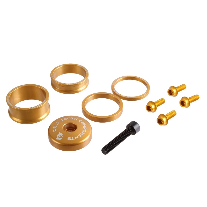 BlingKit: Headset Spacer Kit 3 510 15mm Gold