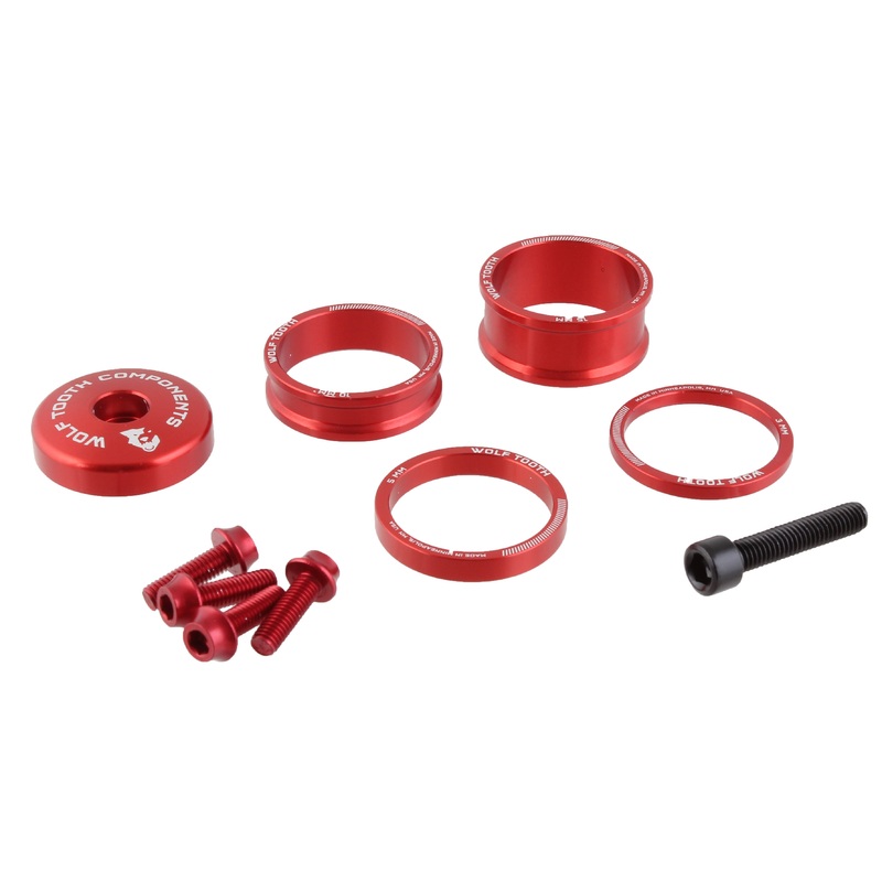 BlingKit: Headset Spacer Kit 3 510 15mm Red