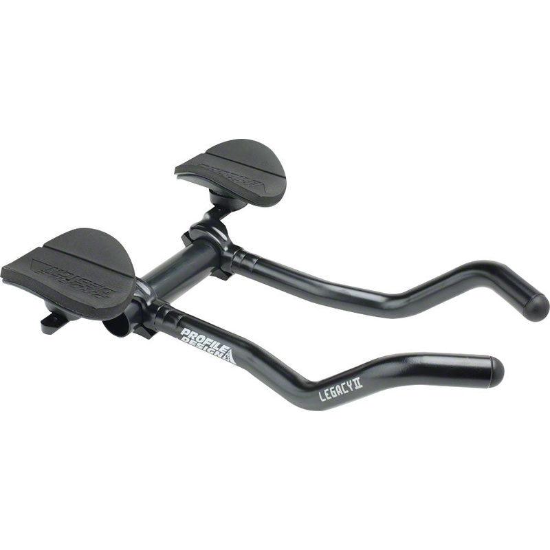 Profile Design Legacy II Aluminum Aerobar ZB Bracket Venturi Armrest Matte BLK