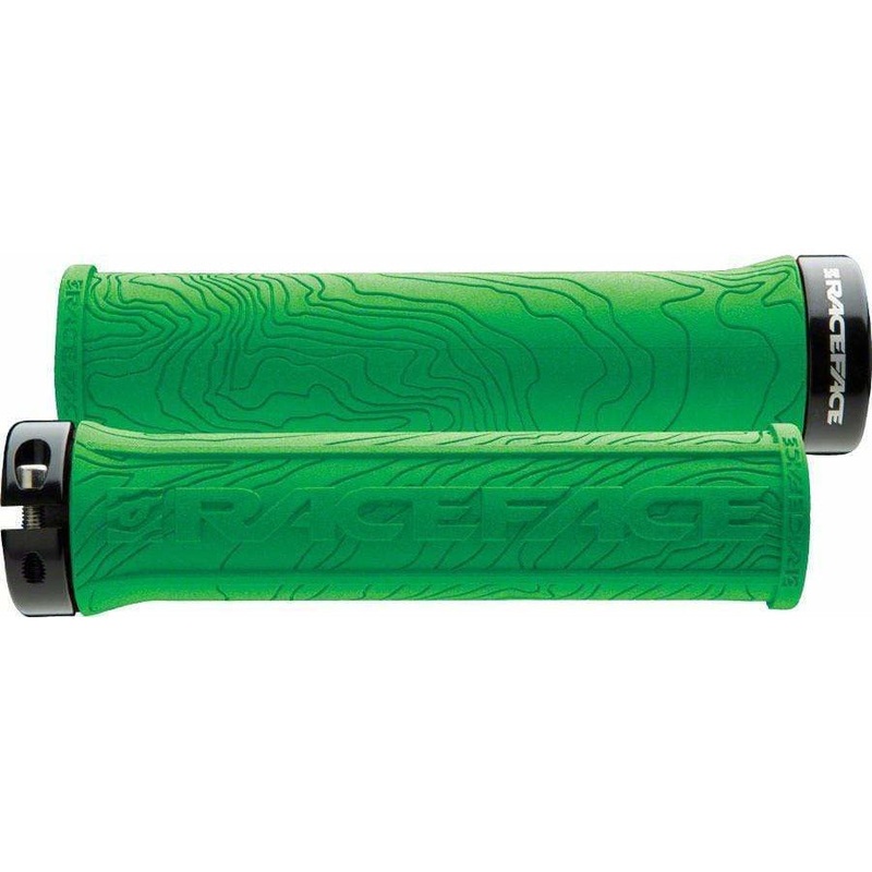 RaceFace Half Nelson Grips – Green Lock-On Green