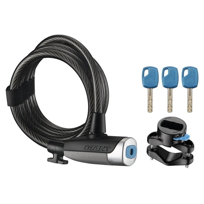 Surelock Flex Bike Key Coil Cable Lock 10mm x 185cm