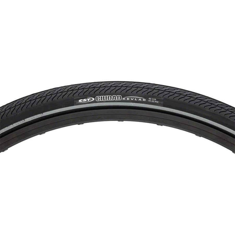 Ciudad, Wire Bead, Flat Resist Bike Tire 700 x 32 700 x 32c
