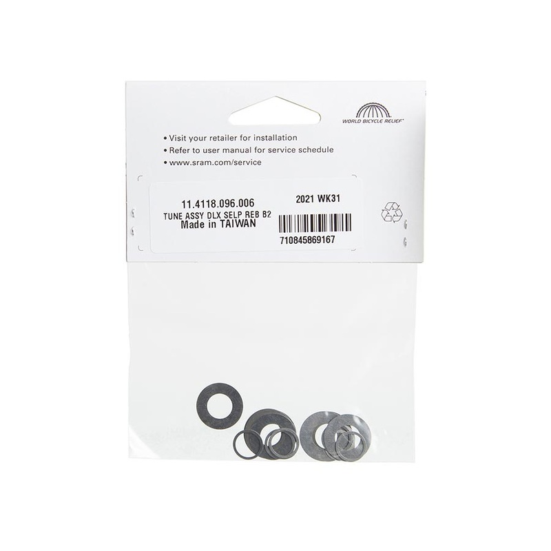 Rear Shock Tune Assembly – Rebound Tune Configurations Deluxe Select Plus B2