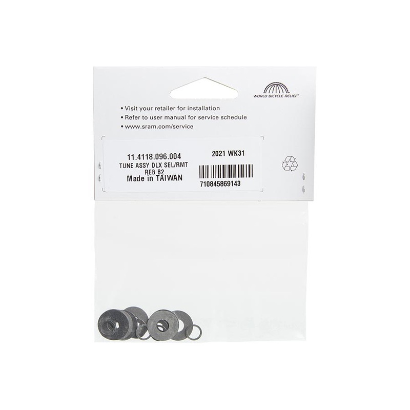 Rear Shock Tune Assembly – Rebound Tune Configurations Deluxe Select B2