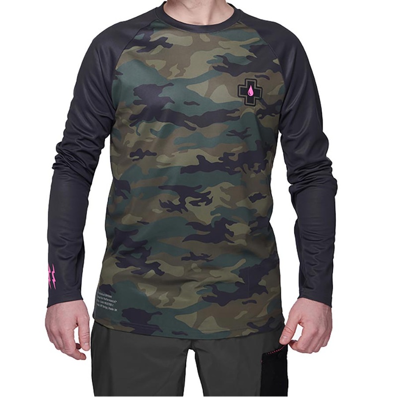 Premium Riders Jersey Long Sleeves Men Camo M
