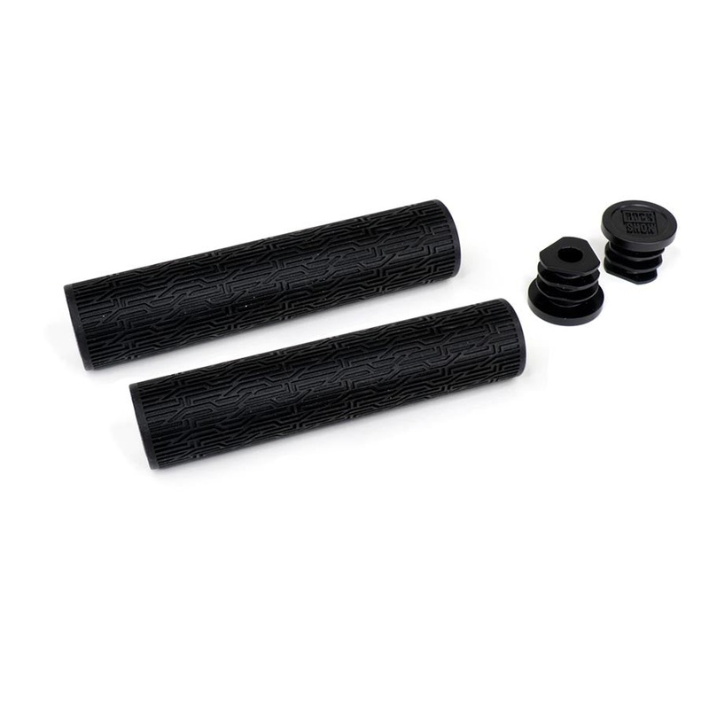 Textured Slip-On Grips 135mm Black Pair