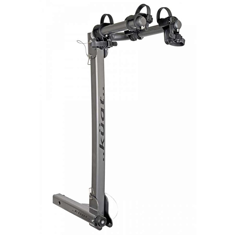 Beta Hitch mounted bike Rack 2 bikes 1-1/4″ Grey