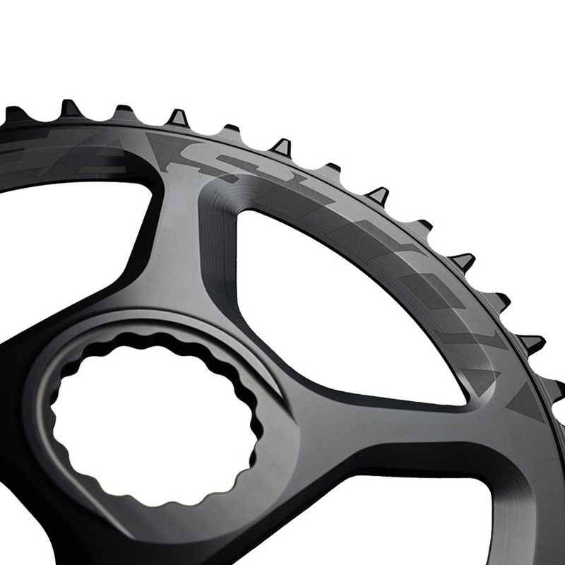 Cycling Direct Mount Shimano 12 Chainring Teeth: 38 Speed: 12 BCD: Direct Mount Cinch Front Alloy Black
