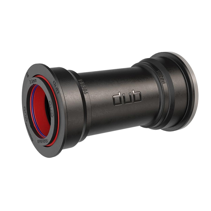 DUB Wide PressFit30 Ceramic Bottom Bracket – BB386 86.5mm Road-Wide BLK