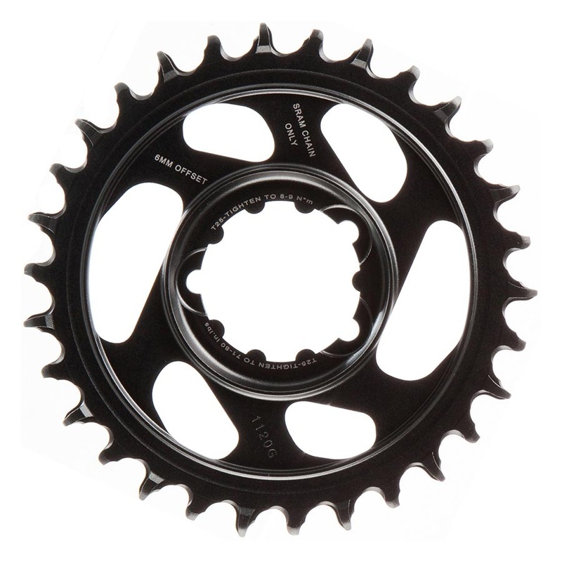 Eagle Chainring Teeth: 30 Speed: 11/12 BCD: Direct Mount Aluminum Grey 6mm