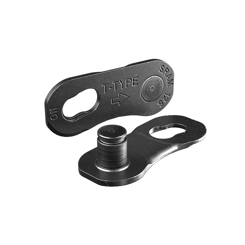Eagle T-Type PowerLock Flattop Connector Link – 12-Speed For Eagle T-Type Flattop Chain Only PVD Coated BLK 50 Pack