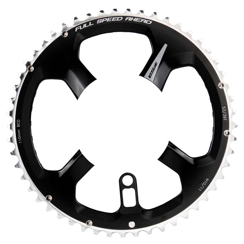 K-Force Super ABS Road 53T Chainring Alloy Black Shimano 10/11p. BCD: 110mm For  ABS cranksets only