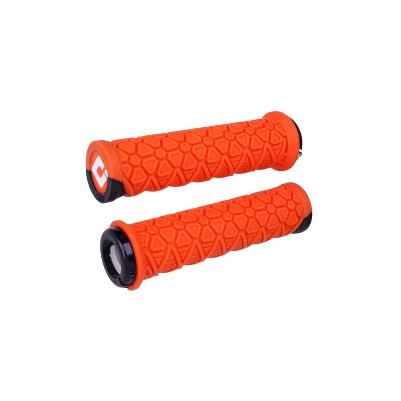 Vanquish V2.1 Grips – Orange Lock-On