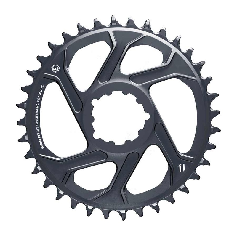 X-Sync Eagle 12sp 6mm DM Chainring Forged 34t Lunar