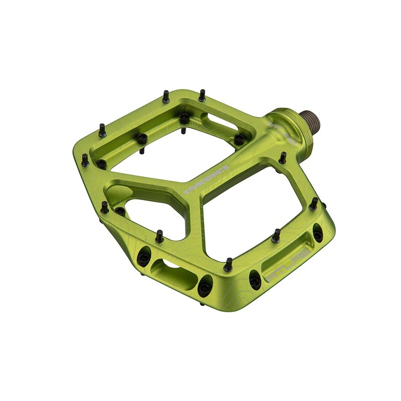 Atlas Pedals – Platform Aluminum 9/16″ Green