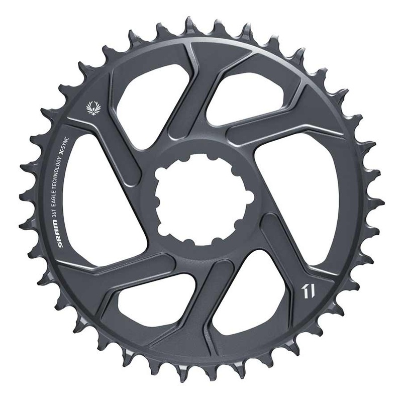 Eagle Chainring Teeth: 36 Speed: 11/12 BCD: Direct Mount Aluminum Lunar/Polar Grey 6mm
