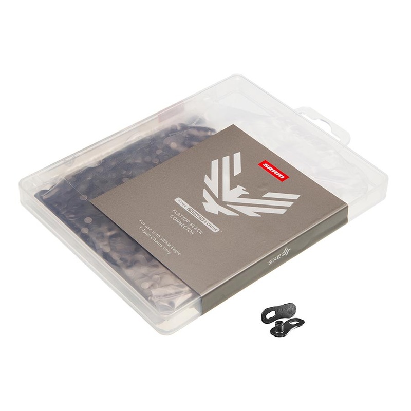 Eagle T-Type PowerLock Flattop Connector Link – 12-Speed For Eagle T-Type Flattop Chain Only BLK 50  Pack