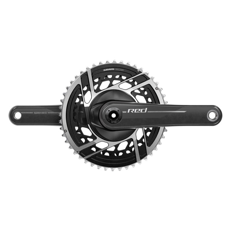 RED Crankset – 175mm 2x 12-Speed 50/37t 8-Bolt Direct Mount DUB Spindle Interface Natural Carbon E1