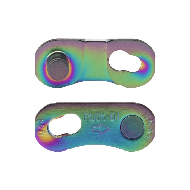 RED PowerLock Flattop Chain Connector Link – 12/13-speed Road Only Rainbow 4 Pack D1