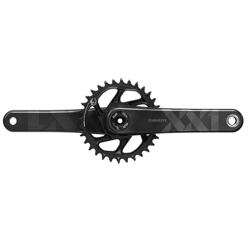XX1 Eagle DUB Crankset Speed: 11/12 Spindle: 28.99mm BCD: Direct Mount  3 Bolt 30 DUB 170mm Black Fat Bike 4″