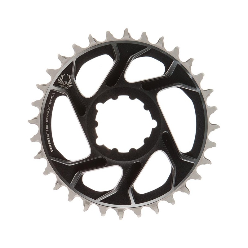 Eagle Chainring Teeth: 32 Speed: 11/12 BCD: Direct Mount Aluminum Lunar/Polar Grey 6mm