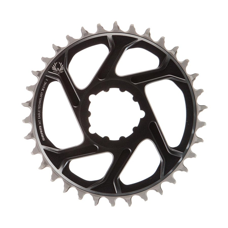 Eagle X-SYNC 2 Direct Mount Chainring – 34t Direct Mount 3mm Offset For Boost Lunar/Polar Grey
