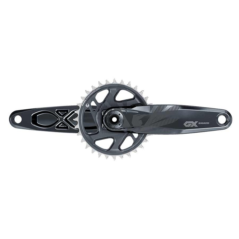GX Eagle Boost Crankset – 165mm 12-Speed 32t Direct Mount DUB Spindle Interface Lunar 55mm Chainline