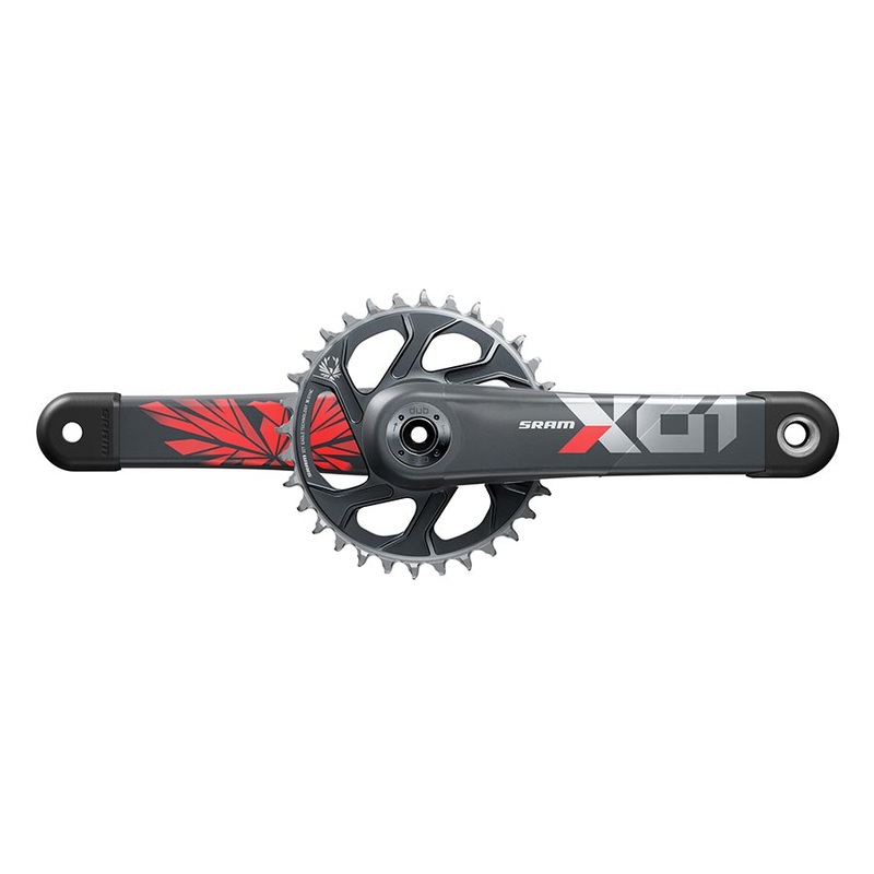 X01 Eagle DUB C3 Crankset Speed: 11/12 Spindle: 28.99mm BCD: Direct Mount 32 DUB 165mm Red Boost