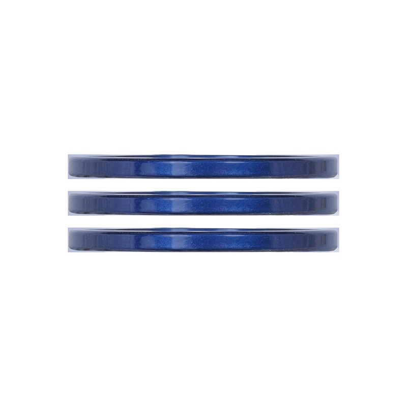 iRiX Headset Spacer 1-1/8 Height: 2.5mm Aluminum Blue 3pcs