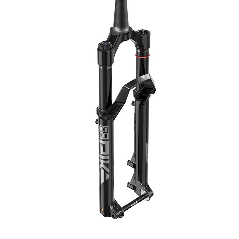Pike Ultimate Charger 3.1 RC2 Suspension Fork – 27.5″ 130 mm 15 x 110 mm 44 mm Offset Gloss BLK C2