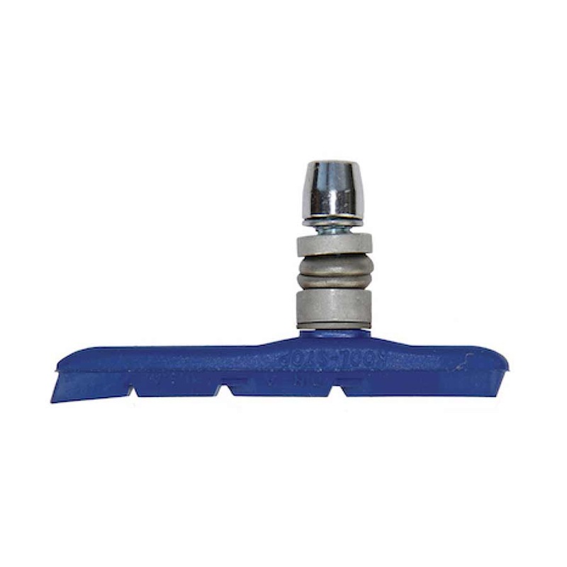 Thinline Cantilever Brake Pads Threaded posts Rubber Blue Pair