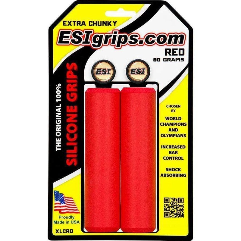 Extra Chunky Bike Handlebar Grips Red